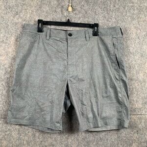 RVCA Vintage Stretch Mens Size 38 Flat Front‎ Performance outdoor shorts gray